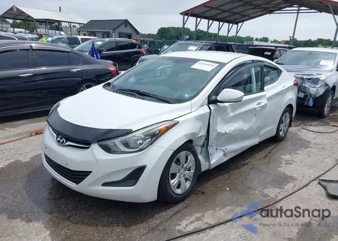2016 Hyundai Elantra Se/Sport/Limited из США, поврежденный, VIN 5NPDH4AE7GH799350